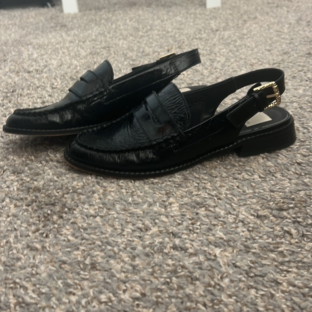 Dolce Vita Black Slingback Flats - Picture 2 of 6
